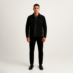 Jaqueta Jeans Masculina Slim